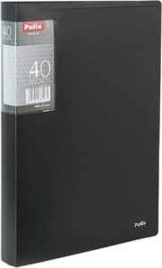 Teczka z 40 koszulkami a4 clear book czarna 1