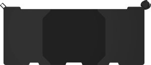 Biurko Genesis Holm Modular 180 Czarne 180 cmx75 cm 11