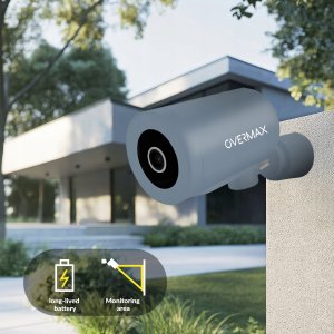 Kamera zewnętrzna OBROTOWA czujnik RUCHU 4 Mpx 2560x1440 ALARM WI-FI LED 3