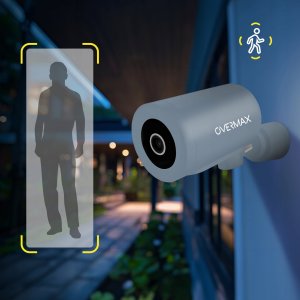 Kamera zewnętrzna OBROTOWA czujnik RUCHU 4 Mpx 2560x1440 ALARM WI-FI LED 6