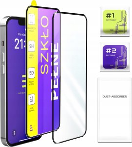 2-PAK Szkło Hartowane Pełne Do Huawei Y5P (Szybka 9H, 5D, Ochronne) 1