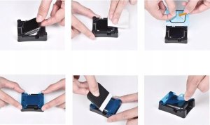 Wiwu - Szkło hartowane z aplikatorem Easy Install do Apple Watch 42mm 5