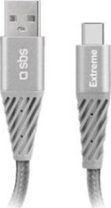 SBS USB - Kabel USB-C z włókna aramidowego standard 1