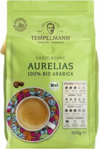 Kawa ziarnista TEMPELMANN Aurelias Bio 500g 2