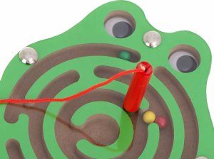 Roger RoGer Magnetic Ball Labyrinth with LED sound Frog Green 2