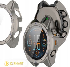 JG Smart ETUI OCHRONNE 2w1 SZKŁO HARTOWANE do Garmin Fenix 8 - 47mm 7