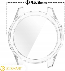 JG Smart ETUI OCHRONNE 2w1 SZKŁO HARTOWANE do Garmin Fenix 8 - 43mm 11
