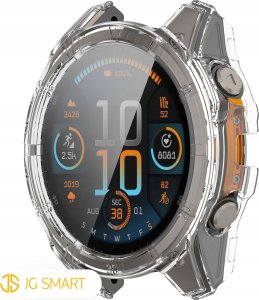 JG Smart ETUI OCHRONNE 2w1 SZKŁO HARTOWANE do Garmin Fenix 8 - 43mm 15