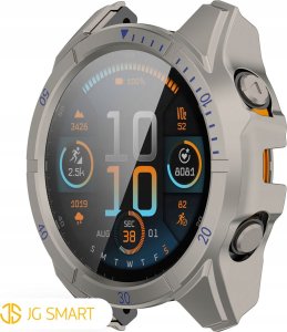 JG Smart ETUI OCHRONNE 2w1 SZKŁO HARTOWANE do Garmin Fenix 8 - 43mm 15