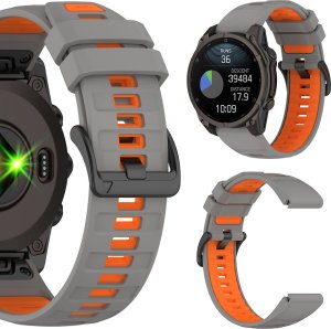 PASEK SILIKONOWY DO GARMIN FENIX 3 5X 6X PRO 7X PRO 8 51mm SOLAR QUICKFIT 13