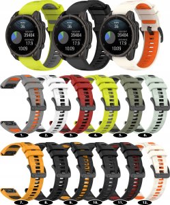 PASEK SILIKONOWY DO GARMIN FENIX 3 5X 6X PRO 7X PRO 8 51mm SOLAR QUICKFIT 15