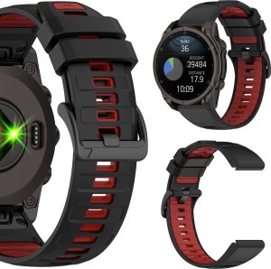 PASEK SILIKONOWY DO GARMIN FENIX 3 5X 6X PRO 7X PRO 8 51mm SOLAR QUICKFIT 13