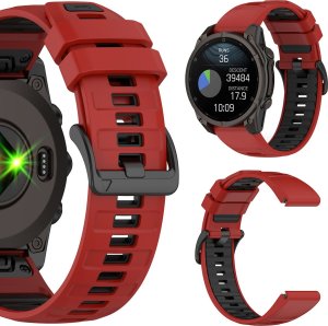 PASEK SILIKONOWY DO GARMIN FENIX 3 5X 6X PRO 7X PRO 8 51mm SOLAR QUICKFIT 5