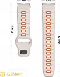 PASEK DO SAMSUNG GALAXY WATCH 4 5 6 7 FE PRO 40/42/43/44/45/46/47MM PREMIUM 15
