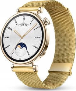 JG Smart STALOWA BRANSOLETA PASEK DO HUAWEI WATCH GT4 GT5 41MM CLASSIC ELITE 18mm 2
