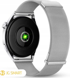 JG Smart STALOWA BRANSOLETA PASEK DO HUAWEI WATCH GT4 GT5 41MM CLASSIC ELITE 18mm 8