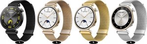 JG Smart STALOWA BRANSOLETA PASEK DO HUAWEI WATCH GT4 GT5 41MM CLASSIC ELITE 18mm 9