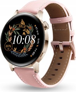 JG Smart PASEK SKÓRZANY DO ZEGARKA HUAWEI WATCH GT 4 GT 5 41MM CLASSIC ELITE 18mm 9