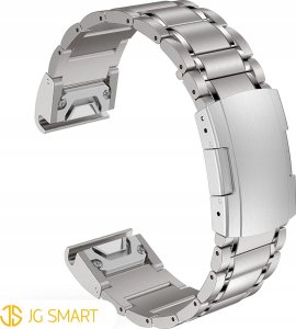 TYTANOWA BRANSOLETA DO GARMIN FENIX 5X 6X PRO 7X PRO 8 51mm SOLAR QUICKFIT 12