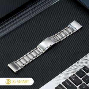 TYTANOWA BRANSOLETA DO GARMIN FENIX 5X 6X PRO 7X PRO 8 51mm SOLAR QUICKFIT 7