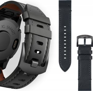 PASEK SKÓRZANY DO GARMIN FENIX 5 6 7 8 E PRO SOLAR INSTINCT EPIX QUCIKFIT 1