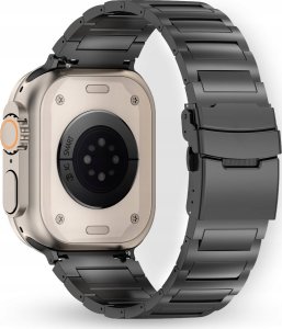 CZARNA BRANSOLETA do APPLE WATCH 3 4 5 6 7 8 9 SE ULTRA 42mm 44mm 45mm 49mm 1