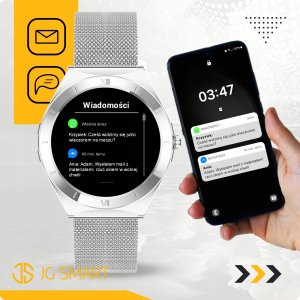 SMARTWATCH ZEGAREK DAMSKI ROZMOWY MENU PL CIŚNIENIE POWIADOMIENIA 3 paski 11
