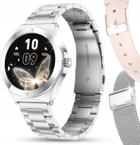 SMARTWATCH ZEGAREK DAMSKI ROZMOWY MENU PL CIŚNIENIE POWIADOMIENIA 3 paski 2