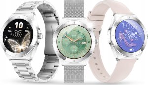 SMARTWATCH ZEGAREK DAMSKI ROZMOWY MENU PL CIŚNIENIE POWIADOMIENIA 3 paski 4