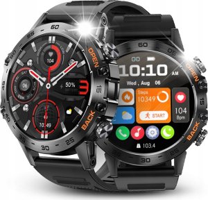 SMARTWATCH WODOODPORNY ZEGAREK MĘSKI MENU PL ROZMOWY CIŚNIENIE SMART WATCH 1