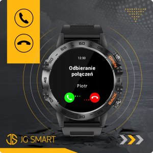 SMARTWATCH WODOODPORNY ZEGAREK MĘSKI MENU PL ROZMOWY CIŚNIENIE SMART WATCH 5