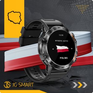 SMARTWATCH WODOODPORNY ZEGAREK MĘSKI MENU PL ROZMOWY CIŚNIENIE SMART WATCH 9