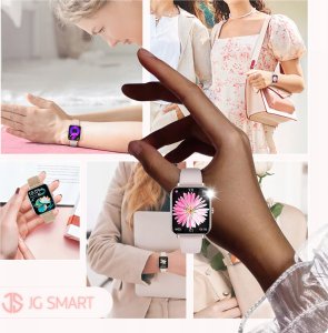 SMARTWATCH ZEGAREK DAMSKI PL MENU ROZMOWY WODOODPORNY POWIADOMIENIA PREMIUM 13