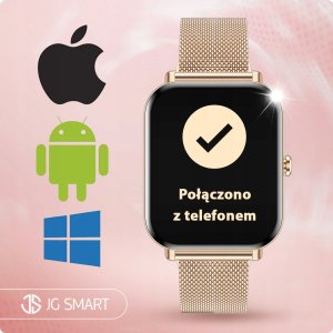 SMARTWATCH ZEGAREK DAMSKI PL MENU ROZMOWY WODOODPORNY POWIADOMIENIA PREMIUM 10