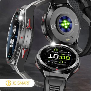 SMARTWATCH MĘSKI GPS ZEGAREK WODOODPORNY KOMPAS AMOLED BAROMETR ROZMOWY PL 12