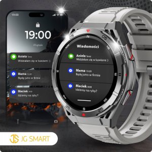 SMARTWATCH MĘSKI GPS ZEGAREK WODOODPORNY KOMPAS AMOLED BAROMETR ROZMOWY PL 5