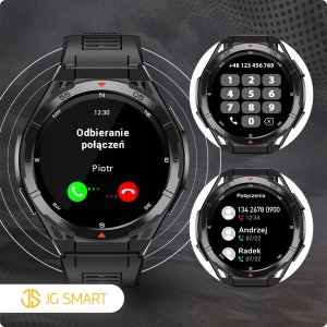 SMARTWATCH MĘSKI GPS ZEGAREK WODOODPORNY KOMPAS AMOLED BAROMETR ROZMOWY PL 6