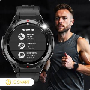 SMARTWATCH MĘSKI GPS ZEGAREK WODOODPORNY KOMPAS AMOLED BAROMETR ROZMOWY PL 7