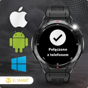 SMARTWATCH MĘSKI GPS MENU POLSKIE WODOODPORNY SPORT ROZMOWY SMART WATCH PL 15