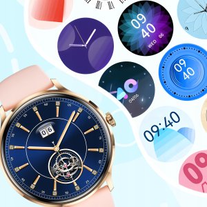 SMARTWATCH DAMSKI ZEGAREK MENU PL ROZMOWY CIŚNIENIE PULS CZARNY SMART WATCH 7
