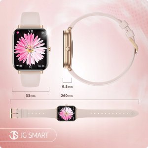 SMARTWATCH DAMSKI ZEGAREK PL MENU POWIADOMIENIA ROZMOWY SMART WATCH 2 PASKI 4