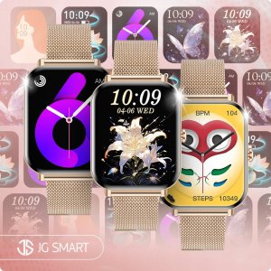 SMARTWATCH ZEGAREK DAMSKI MENU PL ROZMOWY POWIADOMIENIA DLA KOBIETY 2 PASKI 12