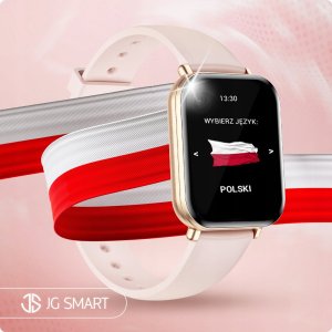 SMARTWATCH ZEGAREK DAMSKI MENU PL ROZMOWY POWIADOMIENIA DLA KOBIETY 2 PASKI 8