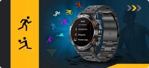 SMARTWATCH ZEGAREK MĘSKI MENU PL ROZMOWY SMART WATCH WODOODPORNY + GRATIS 13