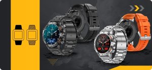 SMARTWATCH ZEGAREK MĘSKI MENU PL ROZMOWY SMART WATCH WODOODPORNY + GRATIS 14