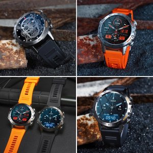 SMARTWATCH ZEGAREK MĘSKI MENU PL ROZMOWY SMART WATCH WODOODPORNY + GRATIS 3