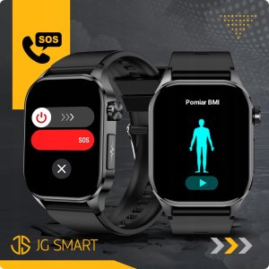 SMARTWATCH Z POMIAREM CUKRU EKG CIŚNIENIE TEMPERATURA HRV BMI DLA SENIORA 10