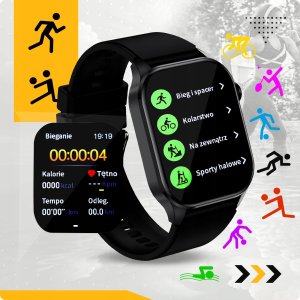 Smartwatch JG Smart SMARTWATCH DLA SENIORA POMIAR GLUKOZY CIŚNIENIE TĘTNO TEMPERATURA TLEN PL 6