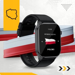 Smartwatch JG Smart SMARTWATCH DLA SENIORA POMIAR GLUKOZY CIŚNIENIE TĘTNO TEMPERATURA TLEN PL 8