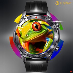 SMARTWATCH MĘSKI ZEGAREK CZARNY ROZMOWY ZDROWIE SPORT AMOLED 500mAh MENU PL 8
